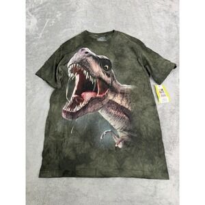 The Mountain Dinosaur Short Sleeve T Shirt Men's Size Small Green NWT